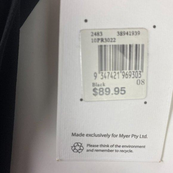 BNWT Piper Size 8 Women's Top Blouse Black Gold Lace Long Sleeve - Picture 11 of 11